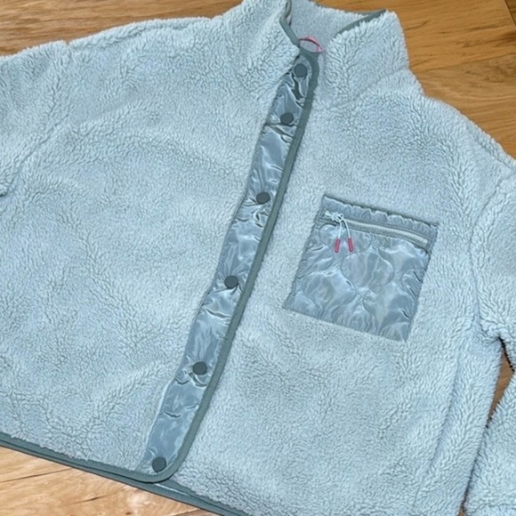 Primark Sherpa Jacket Mint Relaxed - Picture 2 of 6